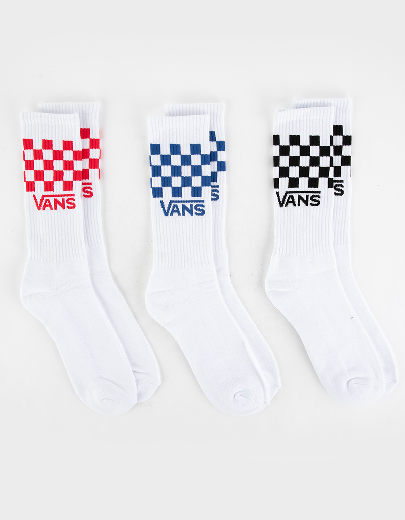 VANS Classic Checker Mens Crew Socks image number 0