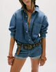 FREE PEOPLE Cali Womens Denim Mini Shorts image number 1