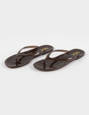 MIA Nyah Womens Jelly Flip Flops Alternative Image