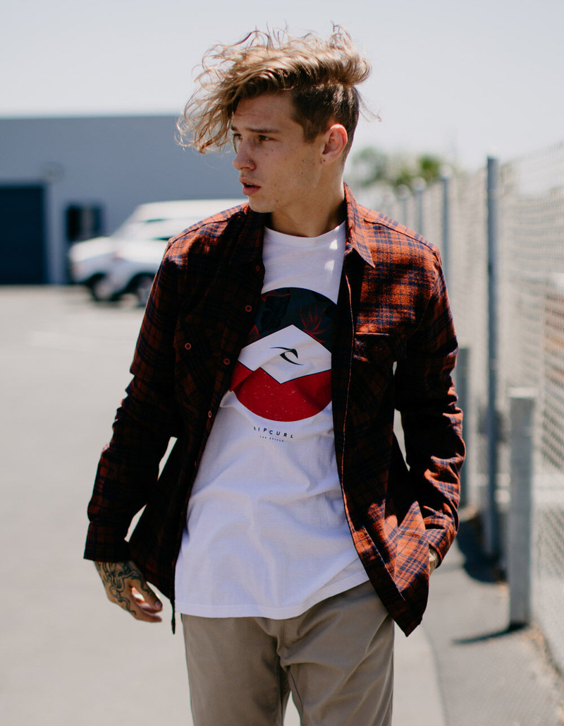 RSQ Rusty Bucket Flannel Mens Shirt image number 0