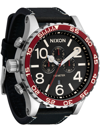 NIXON 51-30 Chrono Leather Watch Alternative Image