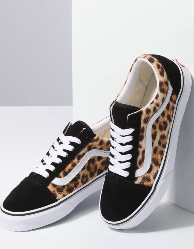 VANS Leopard Old Skool Womens Shoes image number 3