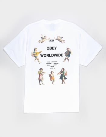 OBEY Angels Above Mens Boxy Tee Primary Image