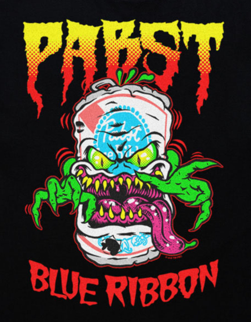 PABST BLUE RIBBON Monster Can Unisex Tee BLACK Tillys