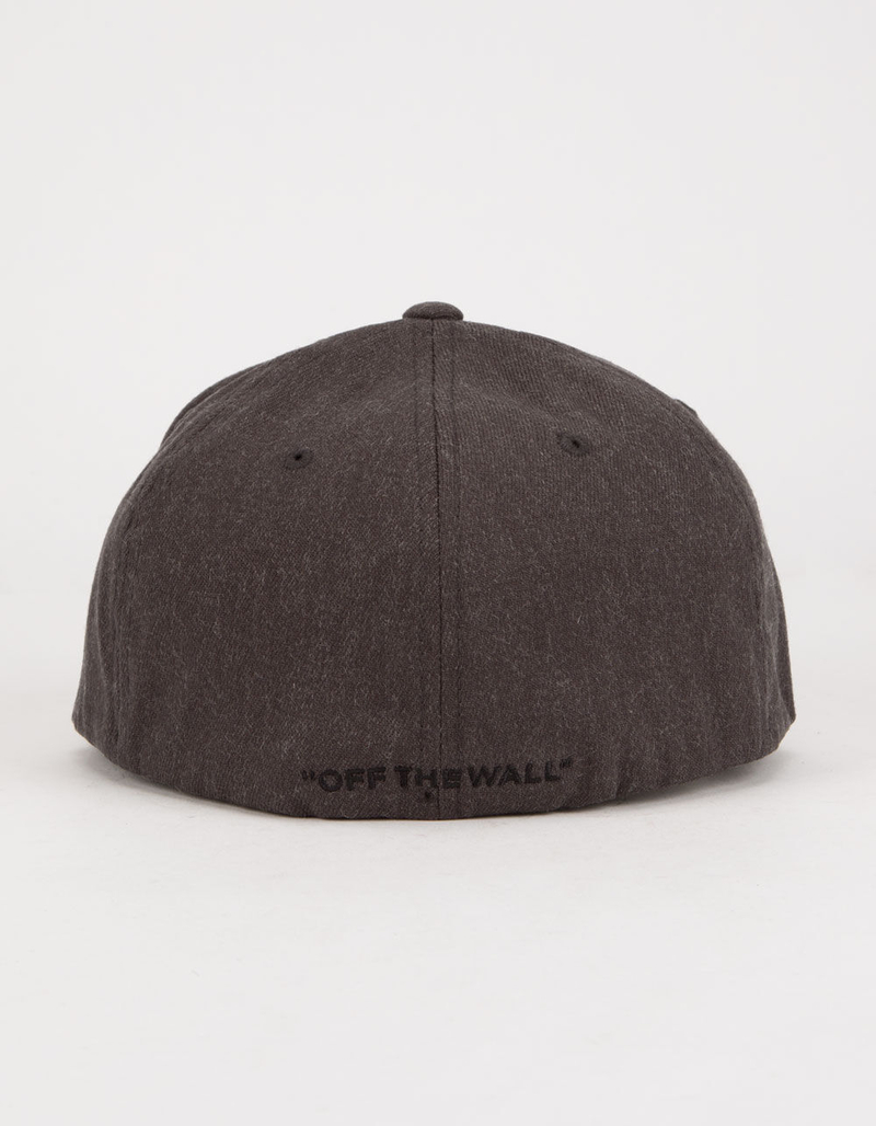 VANS Splitz Charcoal Heather Mens Flexfit Hat image number 1