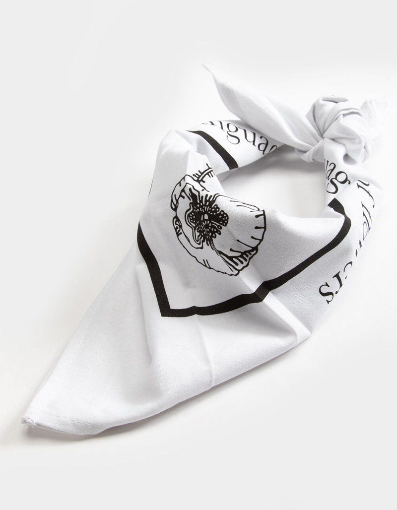 OBEY The Language Of Flower Bandana image number 0