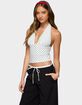 EDIKTED Blaire Polka Dot Halter Top image number 2