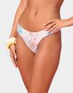 EDIKTED Barbie&trade; Paisley Bikini Bottom image number 2