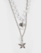 FULL TILT Layered Shell Beaded Necklace image number 2