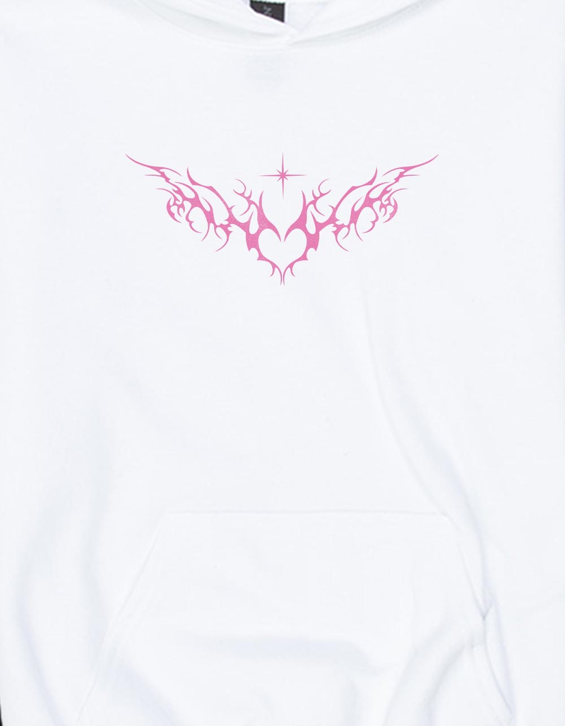HEART Cyber Flames Unisex Kids Hoodie image number 2
