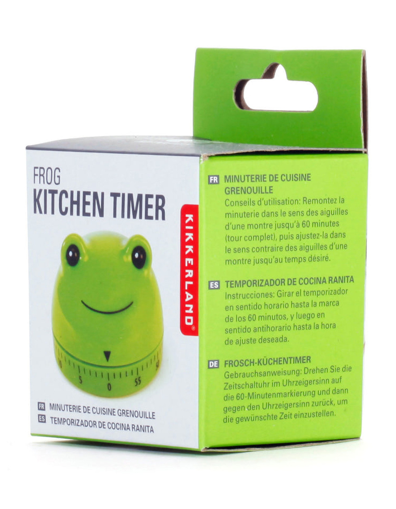 KIKKERLAND Frog Shaped Kitchen Timer image number 3