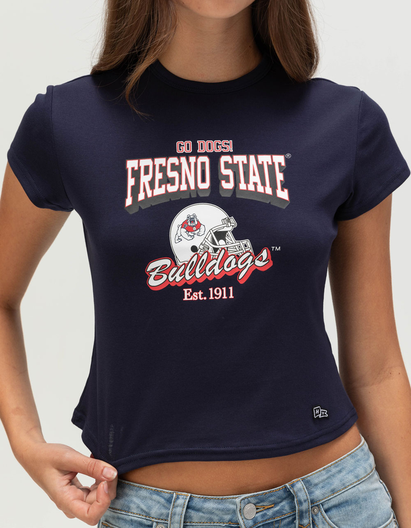 HYPE AND VICE Fresno State Womens Baby Tee  image number 1