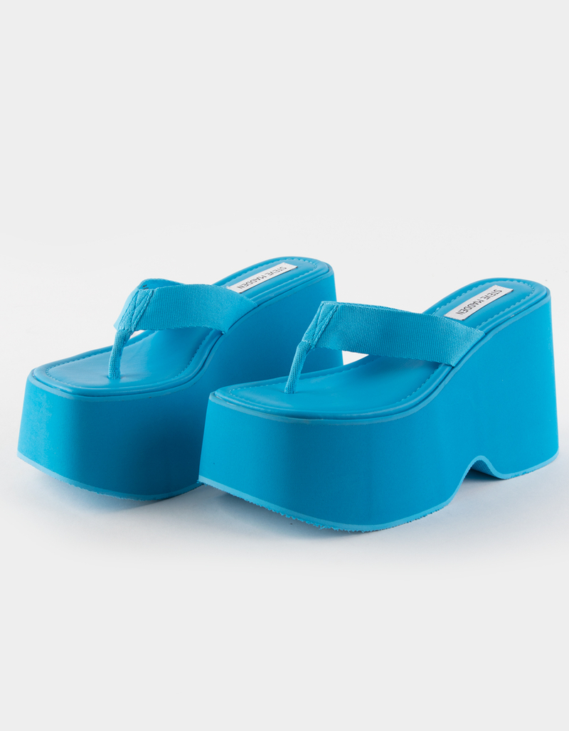 STEVE MADDEN Gwen Womens Platform Sandals BLUE Tillys