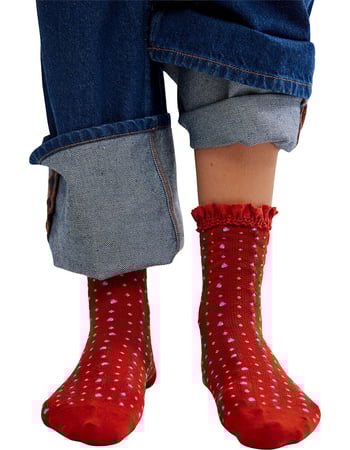 FREE PEOPLE Womens Ruffle Socks 3 Pack Alternative Image