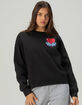 OBEY Heart Womens Crewneck Sweatshirt image number 2