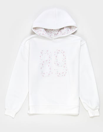 FULL TILT 89 Ditsy Fill Girls Hoodie Alternative Image