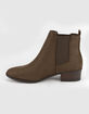 SODA Womens Chocolate Chelsea Boots image number 3