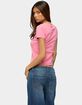EDIKTED UK Girl Rhinestone Tee image number 3