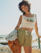 BILLABONG Road Trippin Womens Elastic Waist Shorts image number 5