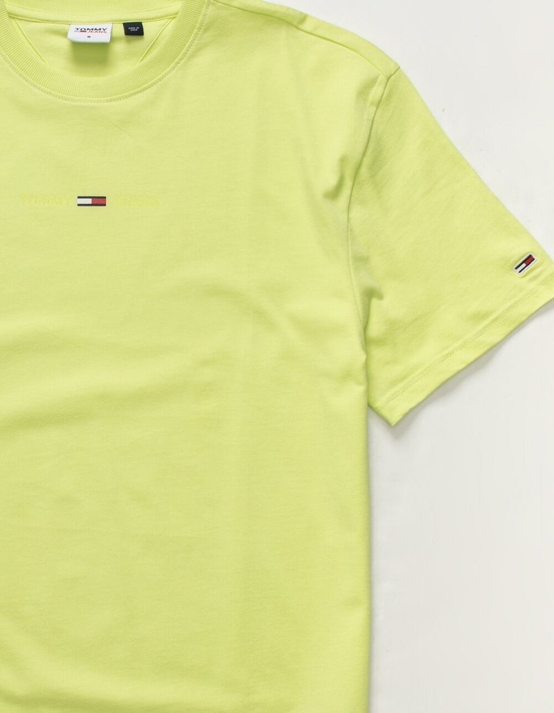 TOMMY JEANS Gel Linear Logo Mens T-Shirt image number 1