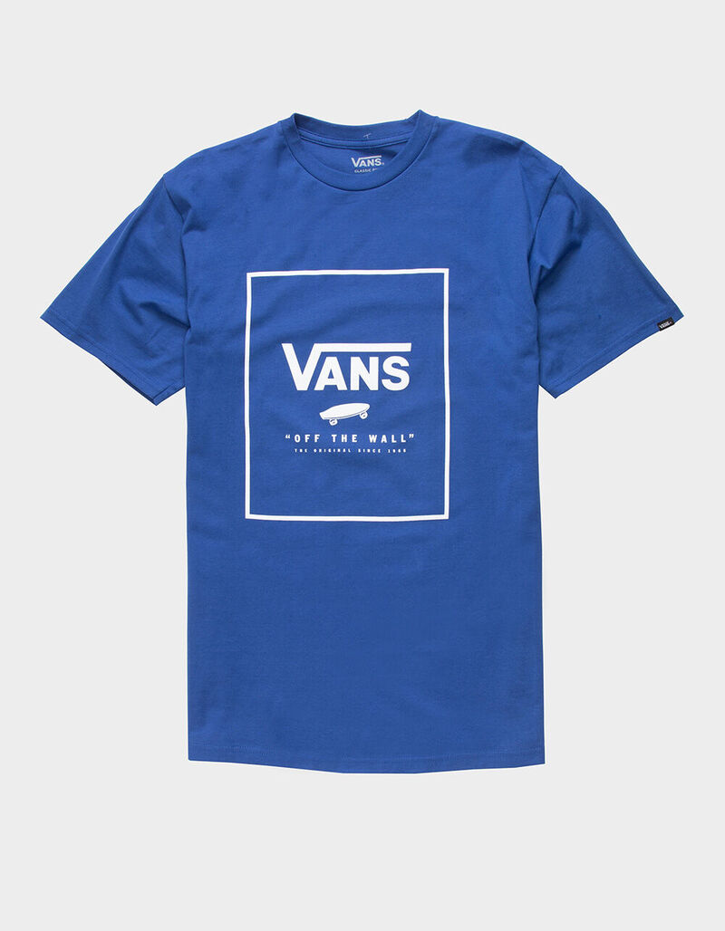 VANS Classic Print Box Mens T-Shirt - BLUE - 392728200