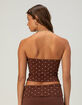 FULL TILT Polka Dot Womens Tube Top image number 4