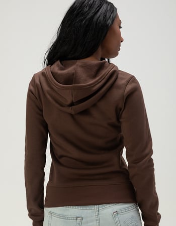 MADDEN GIRL California Womens Zip-Up Hoodie Alternative Image