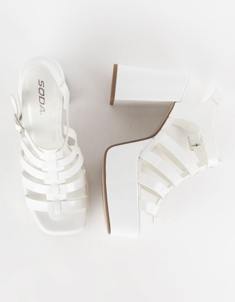 SODA Either Womens Platform Sandals image number 4