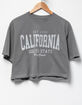 FULL TILT California Womens Crop Tee image number 4