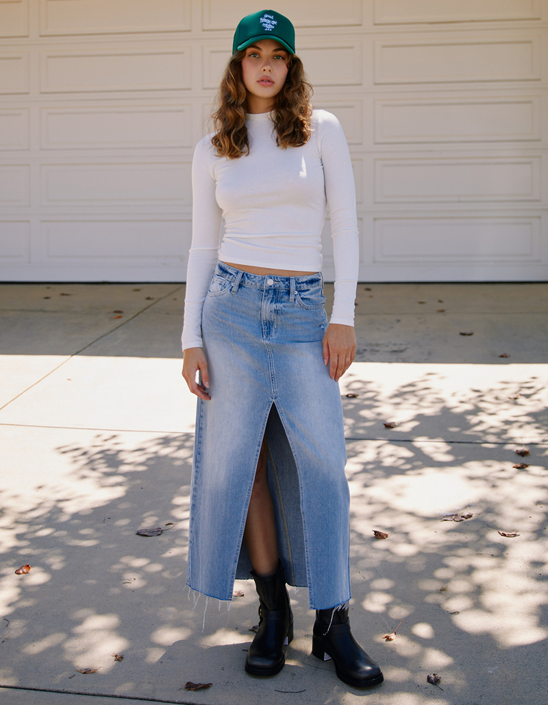 TILLYS Mock Neck Womens Long Sleeve Tee image number 5