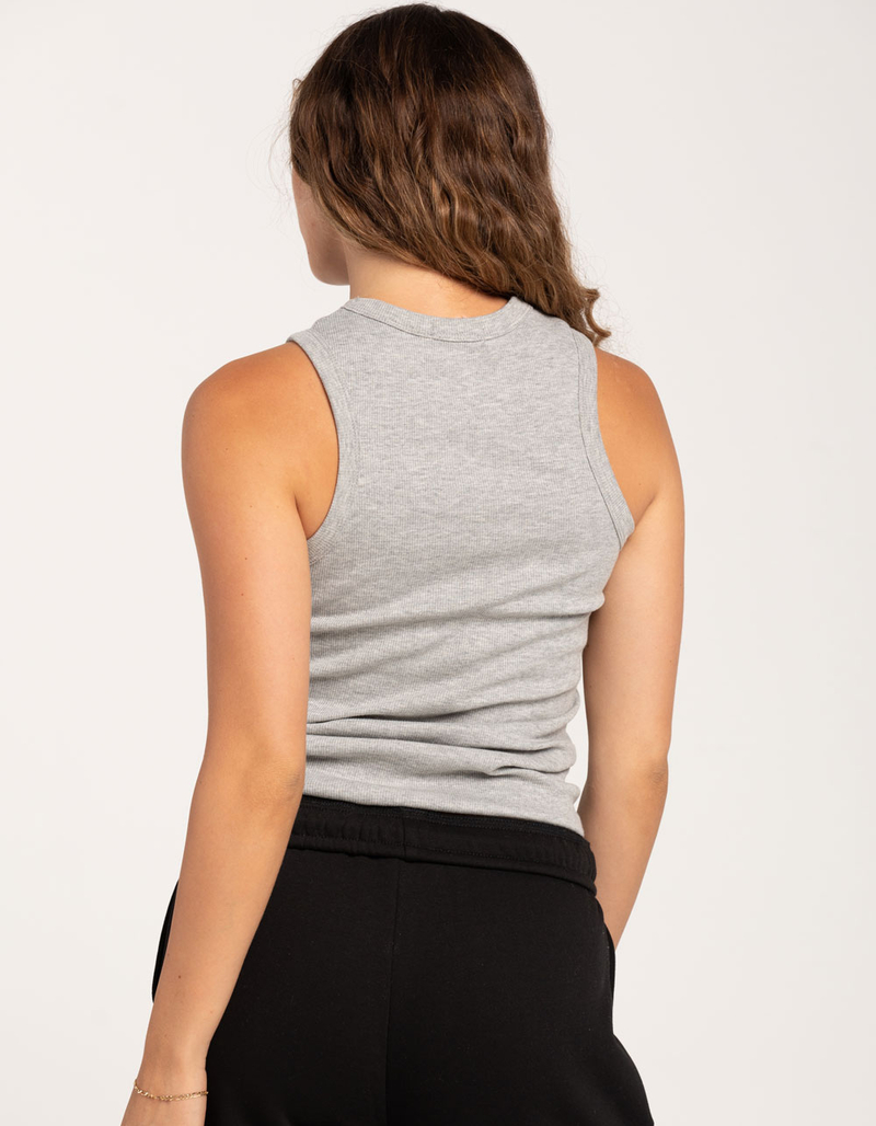 HEART & HIPS Long High Neck Womens Tank Top image number 2