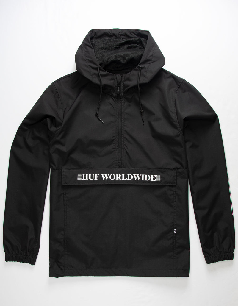 HUF Worldwide Flags Mens Anorak Jacket image number 0