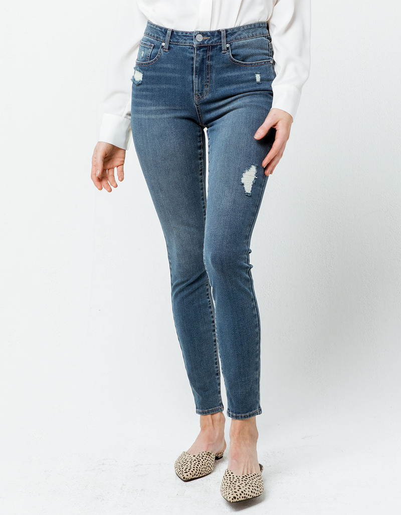 RSQ Miami Womens Ripped Jeggings image number 1