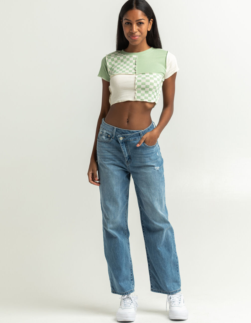 RSQ Womens Crossover Jeans image number 0