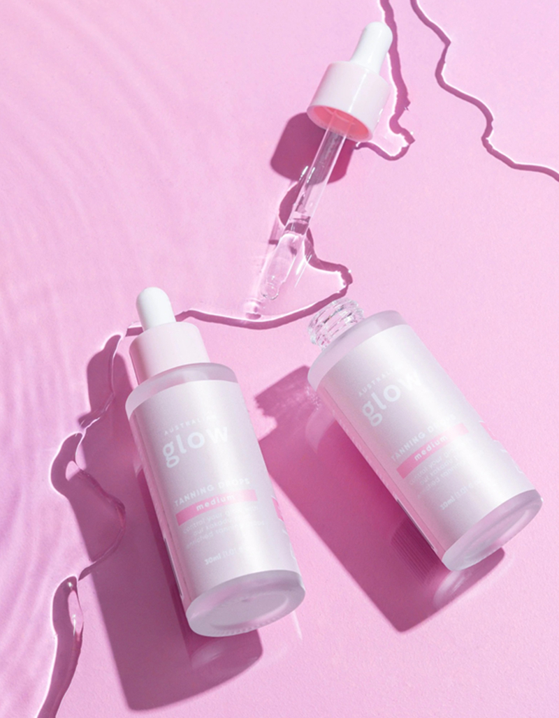 AUSTRALIAN GLOW Hydrating Self Tanning Drops - Dark image number 1