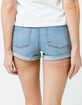 RSQ Sunset High Rise Exposed Button Womens Denim Shorts image number 3