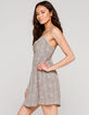 IJOAH Animal Cinch Taupe Slip Dress image number 2