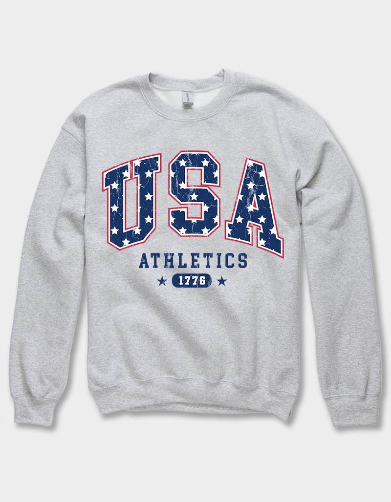 USA Athletics Stars Unisex Crewneck Sweatshirt image number 0