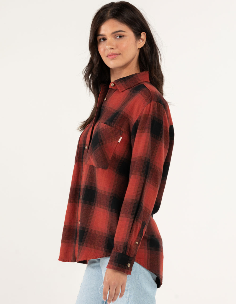 BRIXTON Bowery Womens Oversized Flannel  image number 1