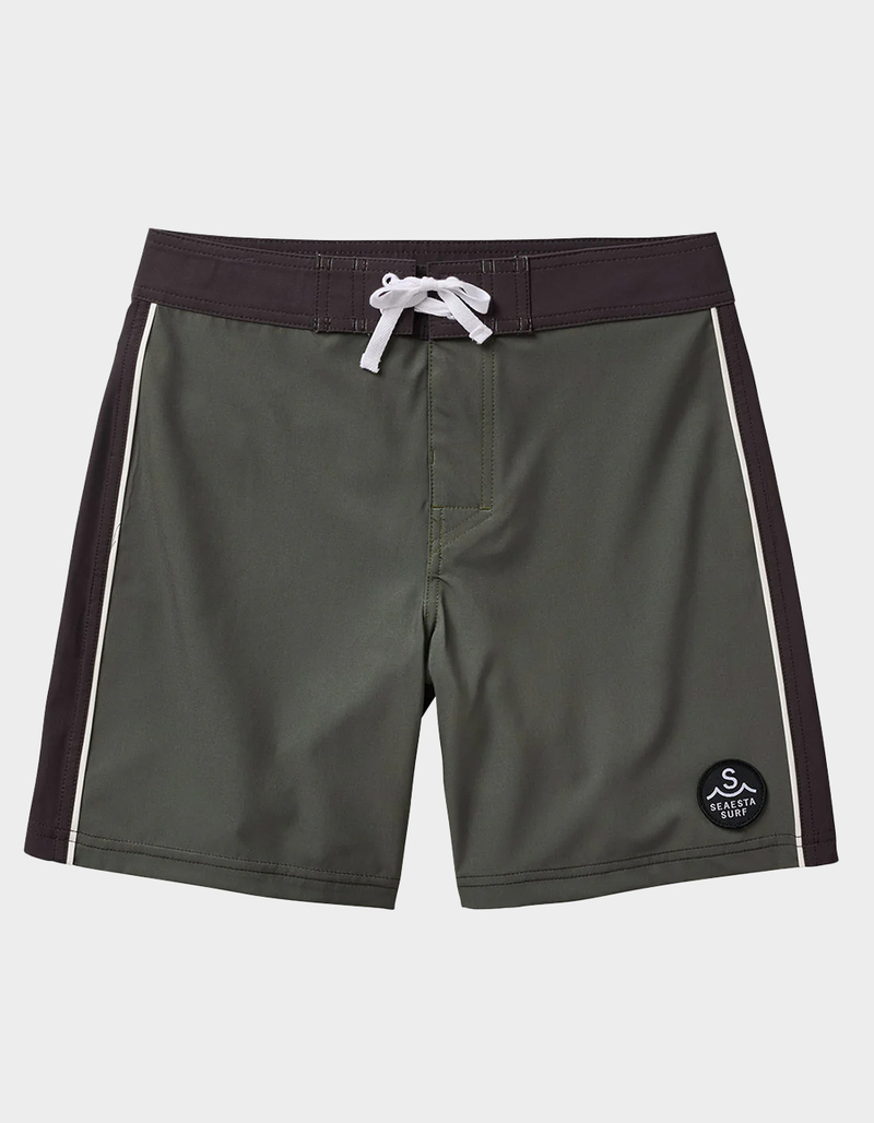 SEAESTA SURF Black + Olive Boys Boardshorts image number 0