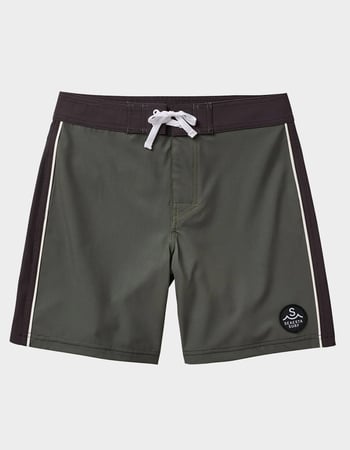 SEAESTA SURF Black + Olive Boys Boardshorts Primary Image