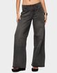 EDIKTED Meredith Low Rise Wide Leg Jeans image number 1