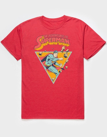 SUPERMAN Adventures Of Superman Unisex Tee Primary Image