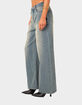 EDIKTED Braya Washed Low Rise Baggy Jeans image number 3