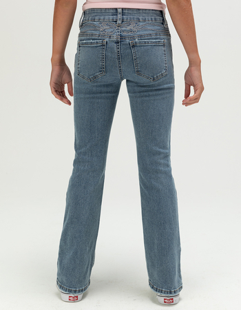 RSQ Girls Embroidery Flare Jeans Primary Image