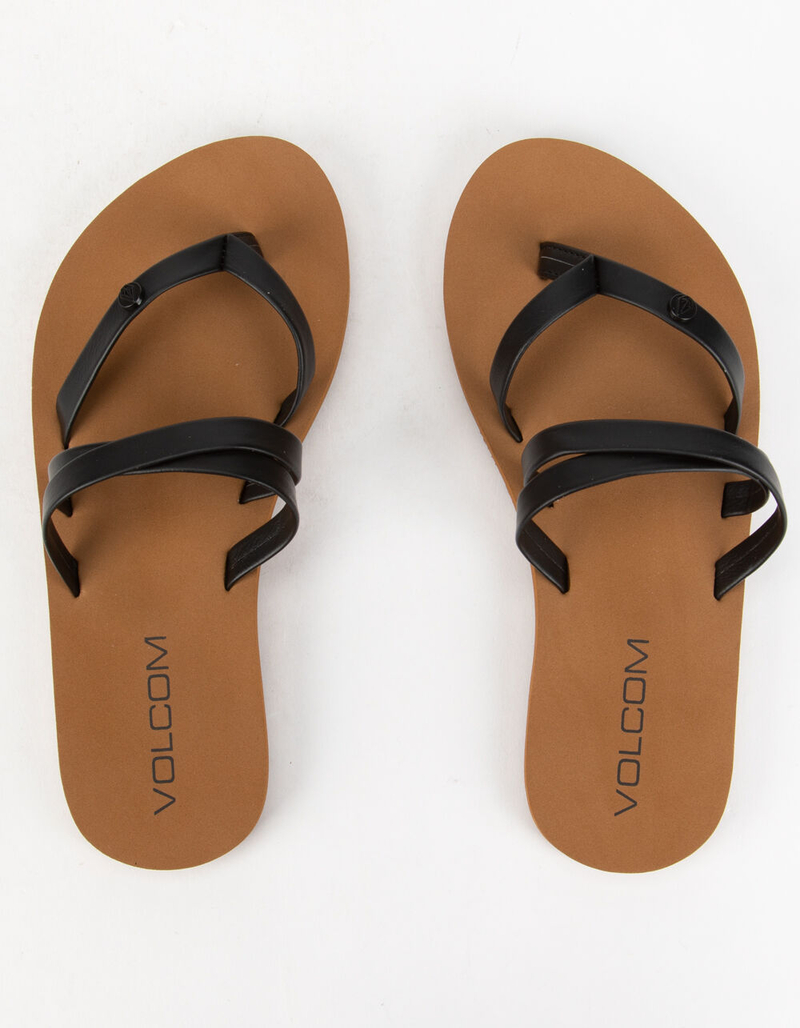 VOLCOM Easy Breezy Girls Black Sandals image number 1