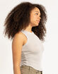 HEART & HIPS High Neck Womens Long Tank Top image number 2