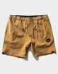 VISSLA Solid Sets Ecolastic Mens 17.5" Volley Shorts image number 1