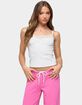 EDIKTED Shish Lacey Tank Top image number 1