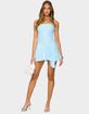 EDIKTED Elaia Asymmetric Strapless Lace Mini Dress image number 4